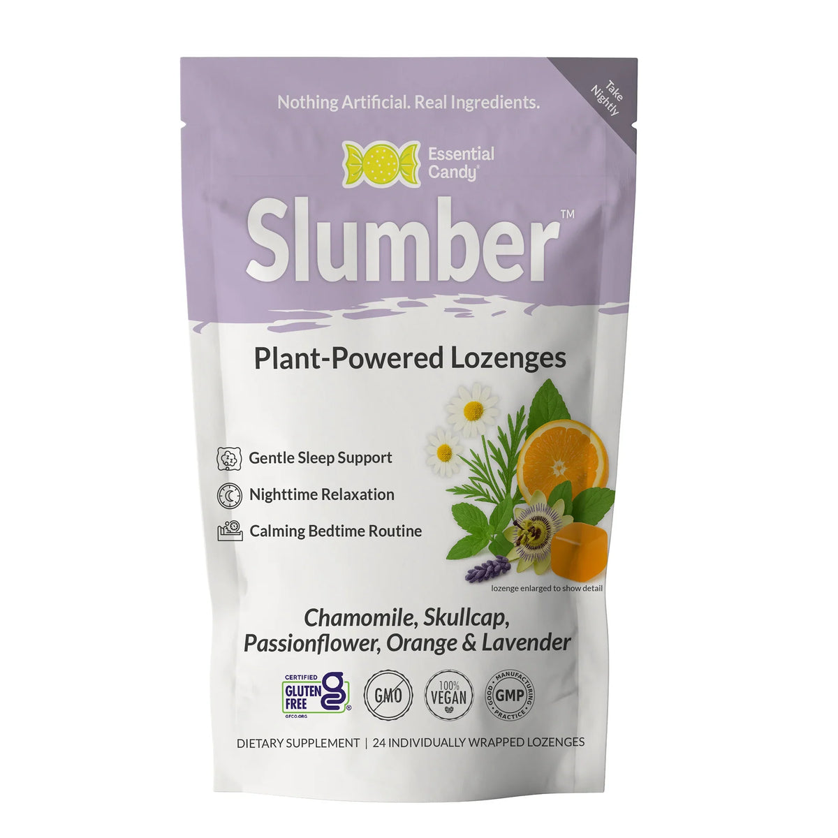 Slumber™ Botanical Lozenges – Relaxation, Rest & Sleep Support