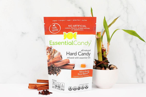 Mind Body Soul Blend Functional Hard Candy with Copaiba, Cinnamon and Clove - Essential Candy