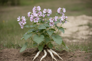 Organic Marshmallow Root Plant for Digestion Support