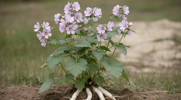 Organic Marshmallow Root Plant for Digestion Support