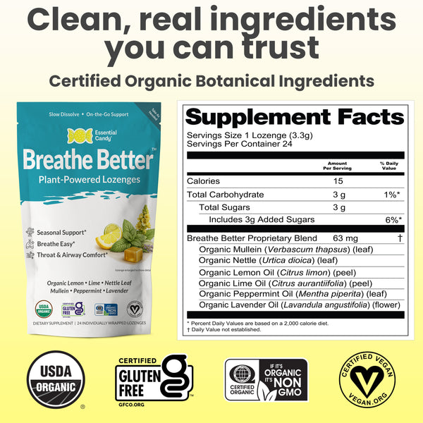 Breathe Better Supplement Facts