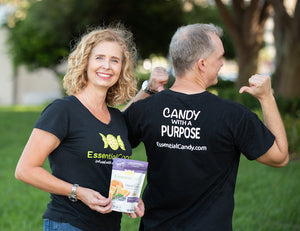 Essential Candy® is more than just a healthy hard candy company. Our mission is about giving back and helping those battling cancer and chemotherapy treatments.