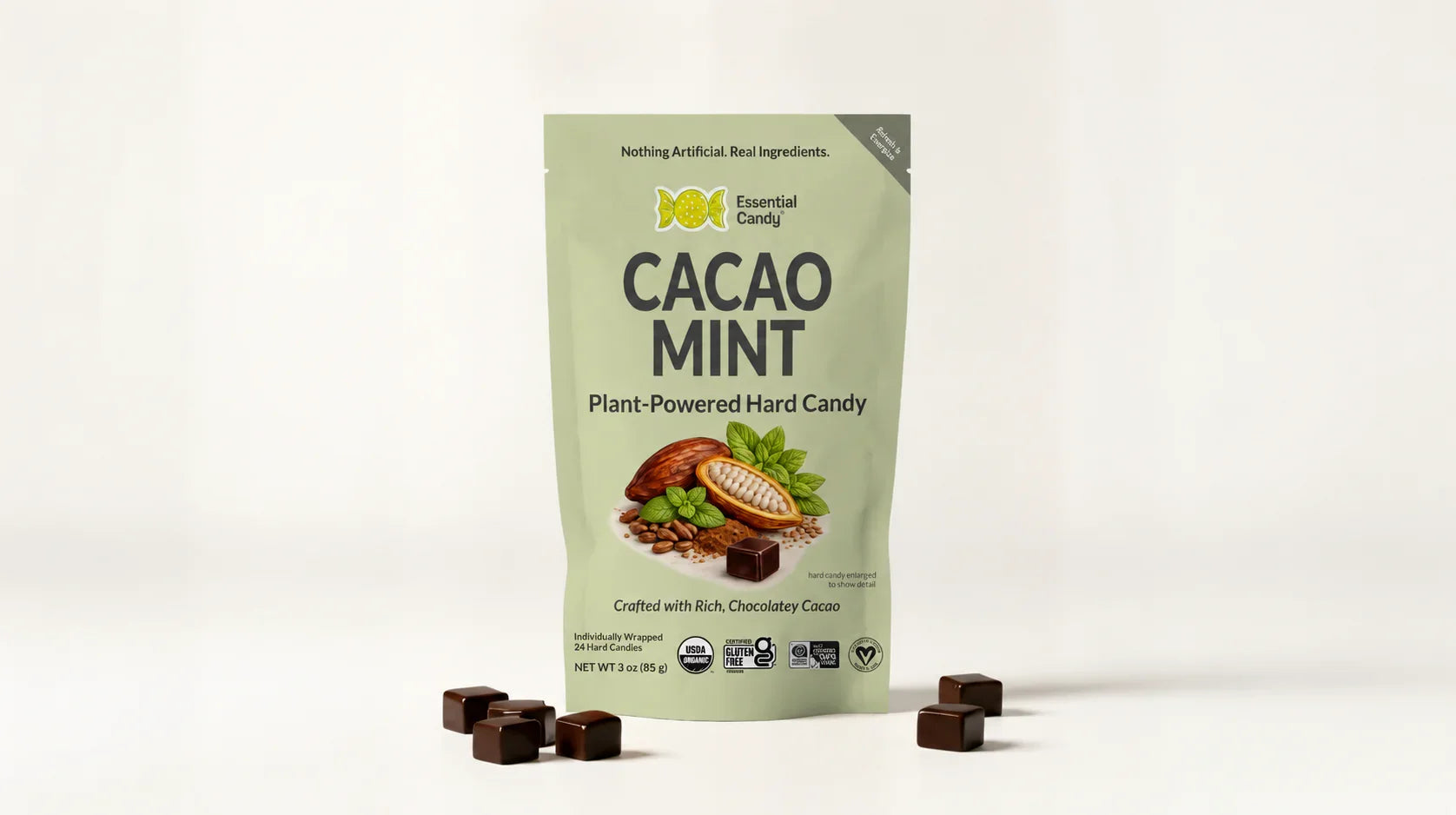 Cacao Mint™ Botanical Lozenges – Organic Cacao & Peppermint