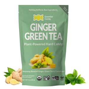 Essential Candy Ginger Green Tea with Cardamon hard candy
