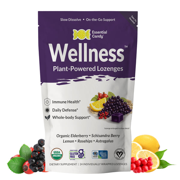 Wellness Botanical Lozenge front bag
