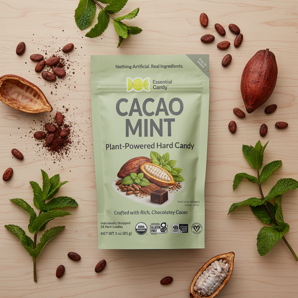 Cacao Mint Flat Lay Light