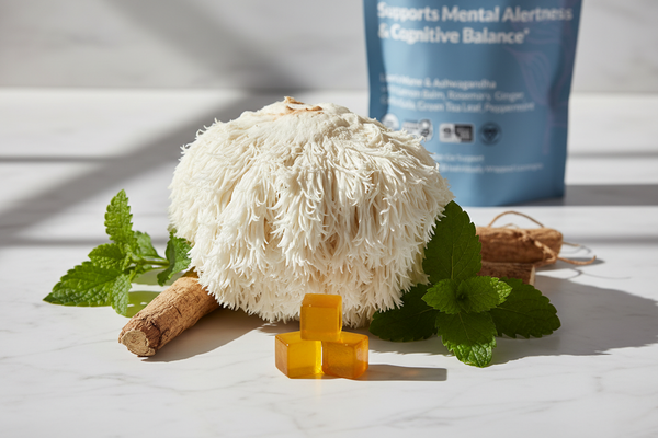 Clarity Botanical Hero with lions mane