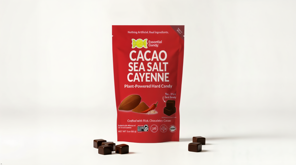 Cacao Sea Salt & Cayenne™ Botanical Lozenges – Rich & Chocolatey – Organic Cacao, Norwegian Sea Salt & Cayenne – Gluten-Free, Non-GMO, Vegan