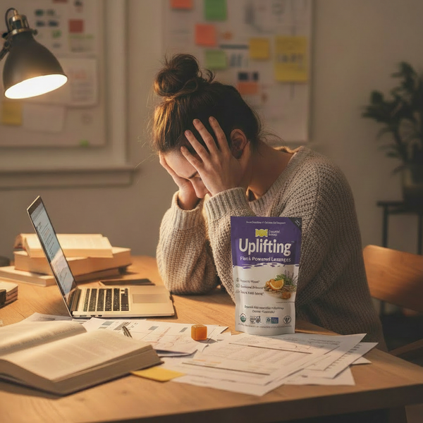 Uplifting Stressed at Desk Tiny Lozenge